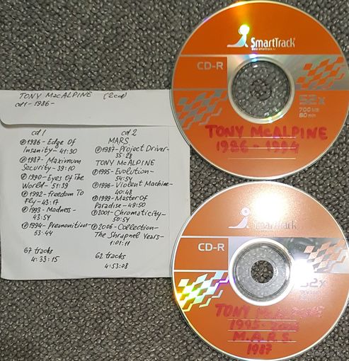 CD MP3 дискография Tony McALPINE - 2 CD
