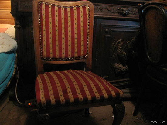 Кресло 19 век после реставрации