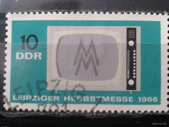 ГДР 1966 Лейпцигская ярмарка Полная серия (2 скана)