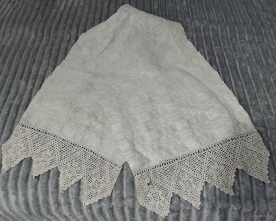 Рушник домотканый льняной с вышивкой-9