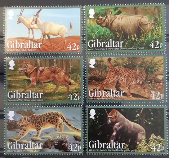 2012 исчезающие виды животных - Гибралтар