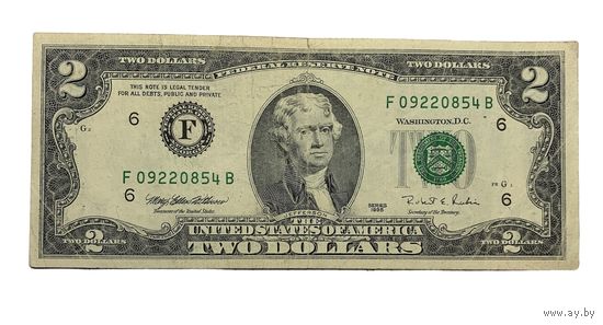 2 Доллара США 1995 год