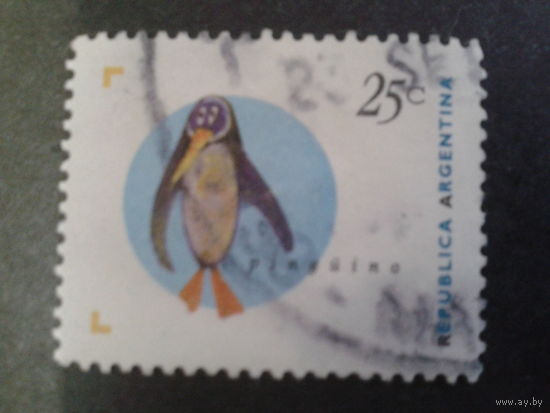 Аргентина 1995 Пингвин Михель-0,7 евро гаш