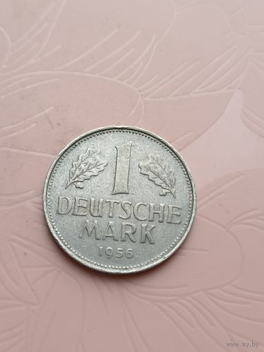 Германия 1 марка 1956г(F)6