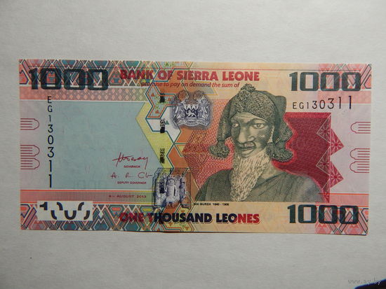 Сьерра-Леоне 1000 леоне 2013г UNC