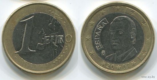 Испания. 1 евро (2007)