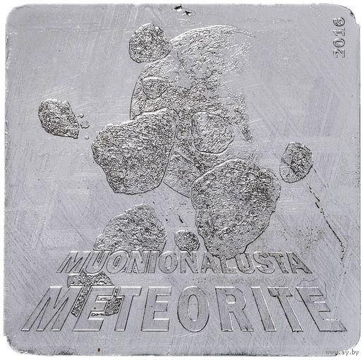 RARE Палау 1 доллар 2016г. "Метеорит Muonionalusta". Монета в капсуле; подарочном футляре; номерной сертификат. Muonionalusta 14гр.