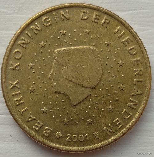 Нидерланды 50 евроцентов 2001. Возможен обмен