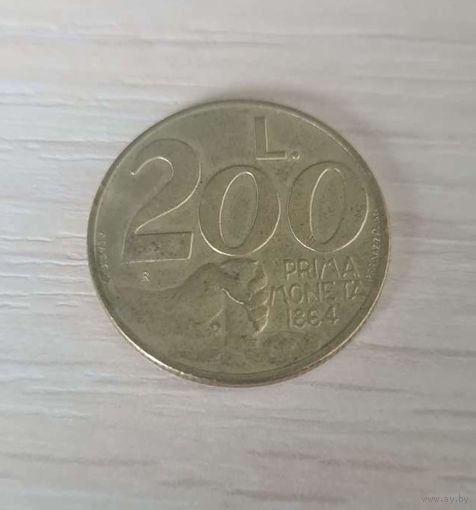 Сан-Марино 200 лир, 1991 (Repubblica di San Marino L.200)