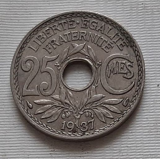 25 сантимов 1937 г. Франция