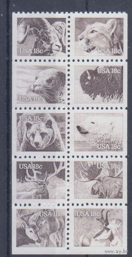 [14] США 1981. Фауна.Дикие животные. СЕРИЯ MNH. Кат.10 е.