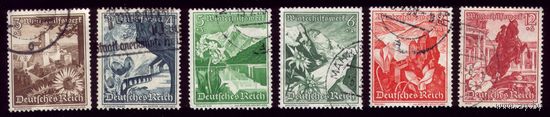 6 марок 1938 год Германия 675-680