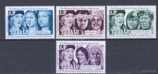 [2487] Тувалу 1992. 500-летие открытия Америки.Колумб. СЕРИЯ MNH