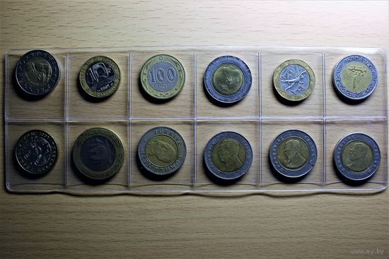 Биметаллические монеты разных стран, продажа или обмен на другие биметаллические монеты, предлагайте варианты
