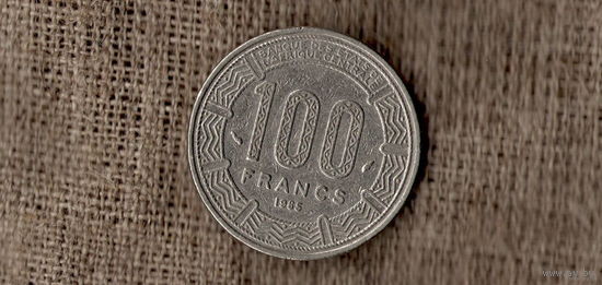 Габон 100 франков 1985 /фауна/ (МP)