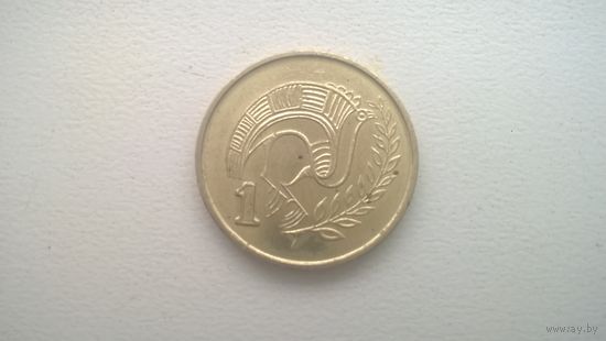 Кипр 1 цент, 1998г. (U-обм)
