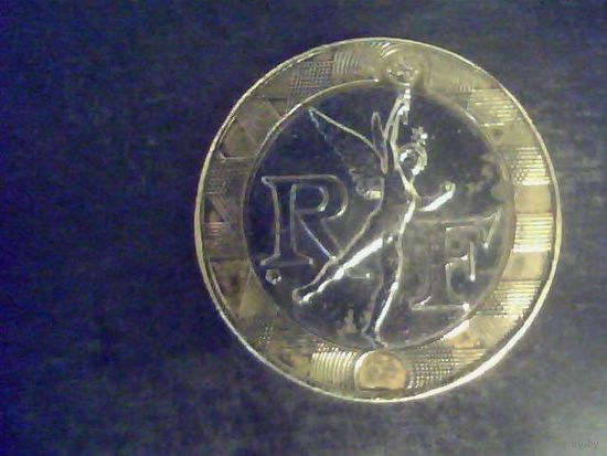 Монеты. Франция 10 Франков 1989.