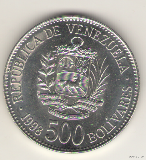 500 боливаров 1991 г.