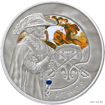 Монеты Беларуси - 20 рублей 2009 г. / АТОС / (тираж. 5 тыс.шт ) СЕРЕБРО - ПРУФ.
