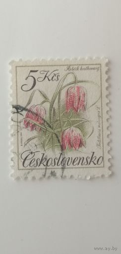 Чехословакия 1991. Охрана природы - Цветы