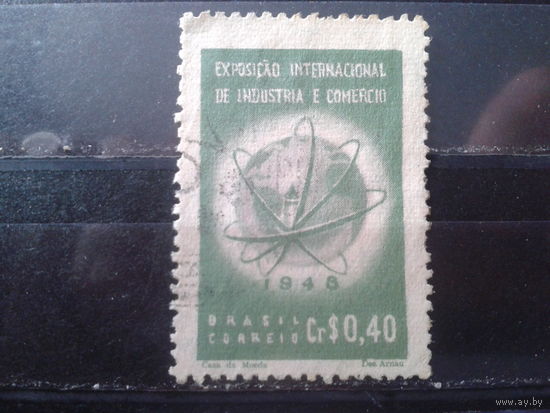 Бразилия 1948 Индустриальная выставка, глобус