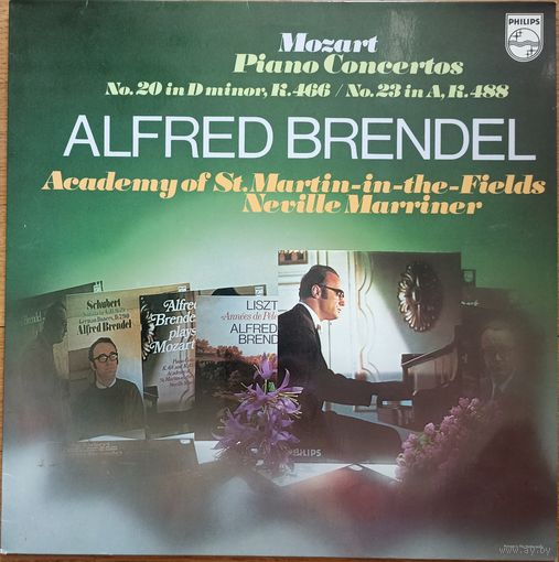 Mozart - Alfred Brendel - Academy of St.Martin-in-the-Fields - Neville Marriner – Klavierkonzerte Nr. 20 D-moll KV 466 / Nr. 23 A-dur KV 488