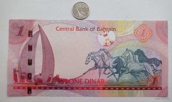 Werty71 Бахрейн 1 динар 2006 (2016 ) UNC банкнота