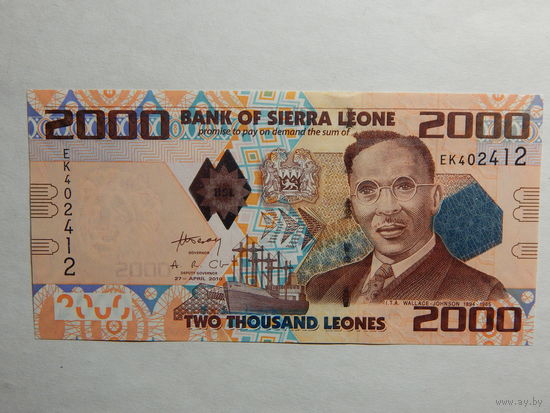 Сьерра-Леоне 2000 леоне 2010г UNC