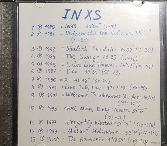 CD MP3 дискография INXS - 1 CD