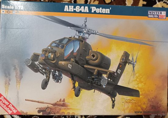 Модель вертолета AH-64A, Mistercraft, 1/72