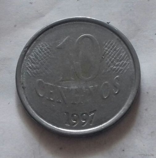 10 сентаво, Бразилия 1997 г.