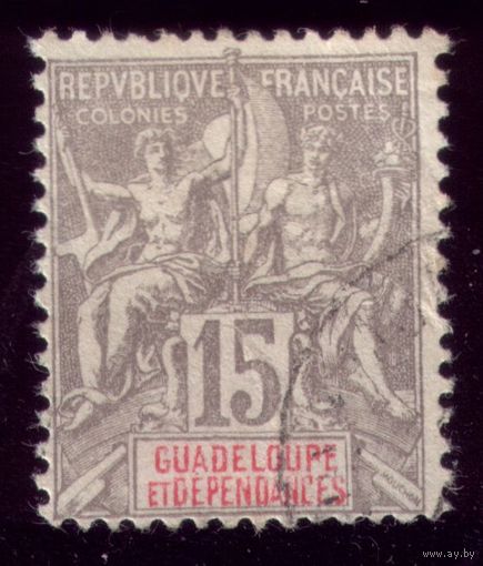 1 марка 1900 год Гваделупа 42 2