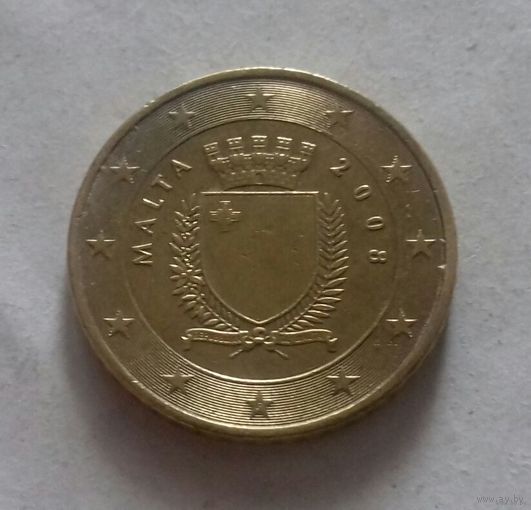 50 евроцентов, Мальта 2008 г.