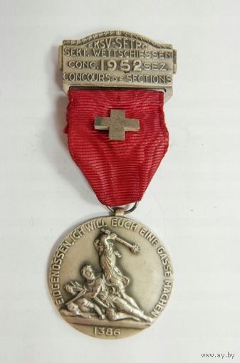Швейцария, Памятная медаль 1952 год. (М241)