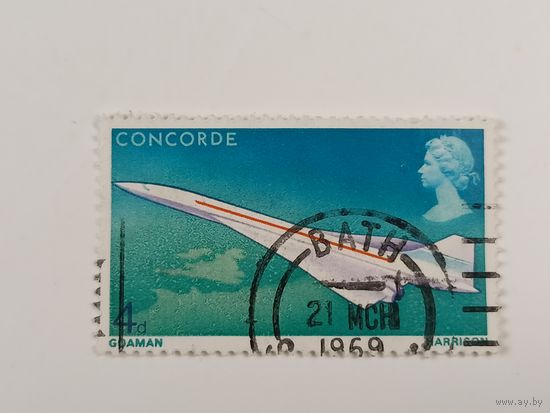 Великобритания 1969. Первый полет прототипа Конкорд