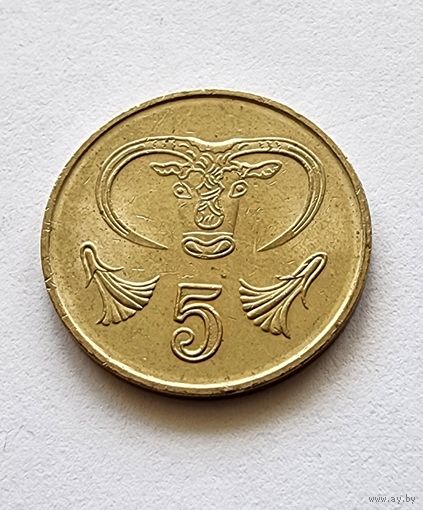 Кипр 5 центов, 1998