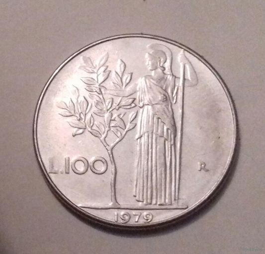 100 лир, Италия 1979 г., AU