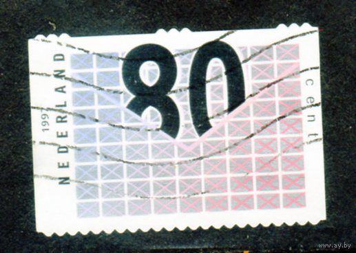 Нидерланды. Ми-952. Бизнес-почта. Стилизованное письмо. 1997