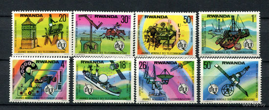 Руанда - 1977 - Всемирный День Телекоммуникаций - [Mi. 873-880] - полная серия - 8 марок. MNH.