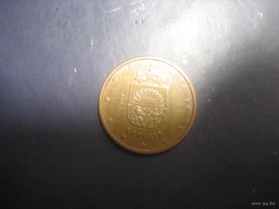 Латвия 2014 5 центов