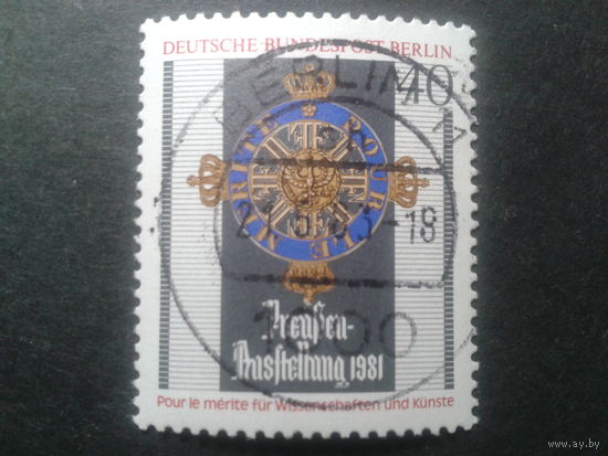 Берлин 1981 Орден Михель-0,7 евро гаш.
