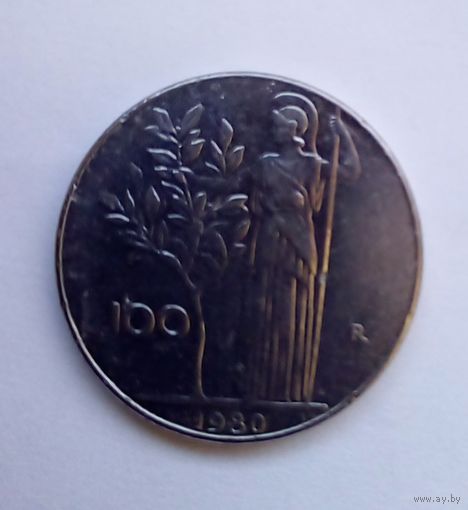 Италия 100 лир 1980 г