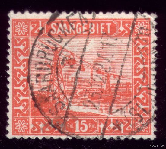 1 марка 1923 год Саар 98