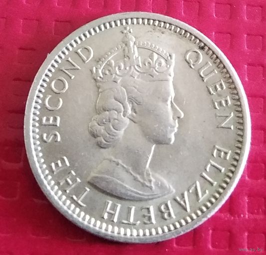 Малайя и Британское Борнео 10 центов 1961 г. #50617