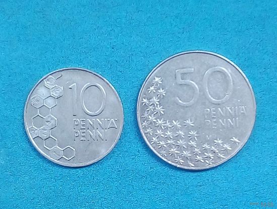 10и50 PENNI -Финляндия 1991.