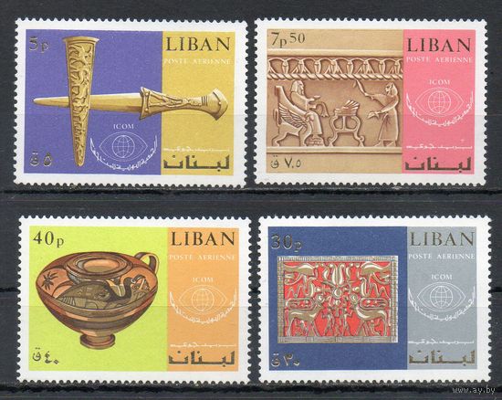 Археология Ливан 1969 год 4 марки