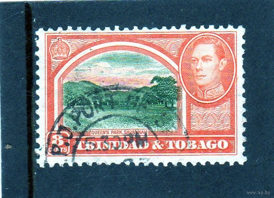 Тринидад и Тобаго.Ми-162. Королевский парк.Саванна. Серия: King George VI.1938