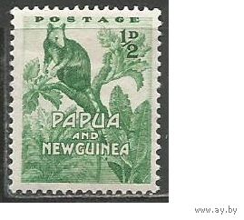 Папуа Новая Гвинея. Древесное кенгуру. 1952г. Mi#1.