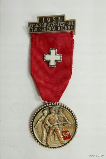 Швейцария, Памятная медаль 1958 год. (М315)