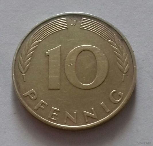 10 пфеннигов, Германия 1992 J